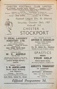 Chester v Stockport County Div 3 (N) 1957/58 - Picture 1 of 2