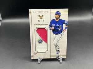 Topps Definitive Jumbo Patch Collection 2017 José Bautista (DJRC-JB) #/50 - Imagen 1 de 2
