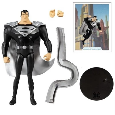 DC Multiverse Serie Animada Superman: Variante Traje Negro • McFarlane Toys Nuevo en Caja Foto 1 de 4