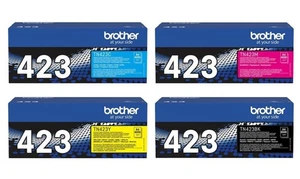 Brother TN-423 Original Toner Set, Schwarz Cyan Gelb Magenta bis zu 6.500 Seiten - Bild 1 von 1