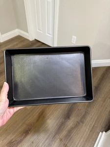 Vintage schwarze Mirro rechteckige Backform 11x7x1,5" Hergestellt in den USA - Bild 1 von 4