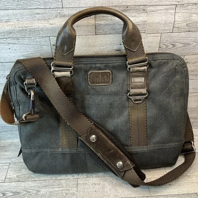Antiga Bolsa Organizadora para Laptop Tumi Alpha 2 2261DATH2 com Alça Cáqui Verde Balístico - Imagem 1 de 4