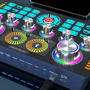 Einfach zu bedienender BT-Soundkartenmixer f��r Live-Events und Podcast-Produkti - Photo 1/12