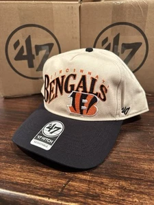 NEW NFL Cincinnati Bengals SnapBack Hat - 47 Brand - Rare - OSFA NWT - Picture 1 of 4