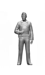 1:9 Scale German Sailor ww2 Unpainted Figure - Picture 1 of 1