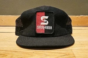  Safety-Kleen Company Black Adjustable Snapback Hat Cap Excellent Condition - Picture 1 of 5