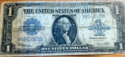 1923 Large Silver Certificate ‘Horse Blanket’ $1 - P#342(1) - Image 1 of 2