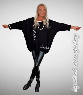 Myo Oversize Ballon-Shirt Jumper Drawstrings Print 46,48, 50,52, 54,56, 58 - Image 1 of 4