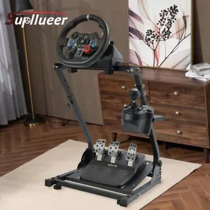 Supllueer Racing Wheel Stand with Shifter Mount Fit for Logitech G920 G29 G923 - Picture 1 of 8