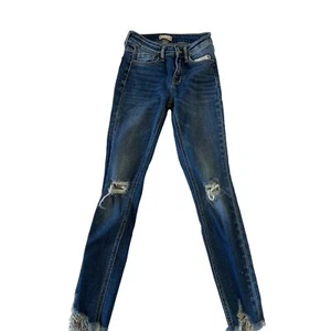 Arard state Womens Distressed Skinny Jeans Size 24 Denim - Imagen 1 de 10