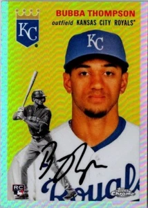 2023 Topps Chrome #62 Bubba Thompson KC Royals Rookie Card - Bild 1 von 2