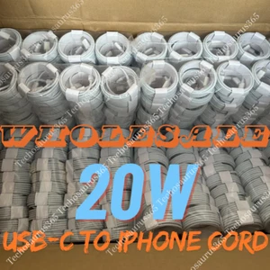PD Fast Charger Cable Cord Type USB C For iPhone 14 13 12 11 Pro Max XR XS X Lot - Picture 1 of 14
