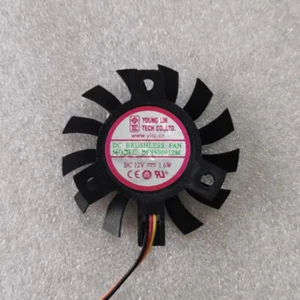YOUNGLIN DFS500912M Fan DC12V 1.6W 45mm Dia 3PIN Hole Pitch 27*27*27mm - Bild 1 von 1