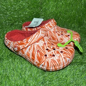 Crocs Damen klassisch gefütterte Zuckerstange Slipper Clogs Weihnachten rot weiß Größe 7 - Bild 1 von 6