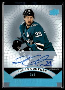 2017-18 Upper Deck Premier Base Auto - Blue Spectrum Logan Couture Auto 3/5 #36