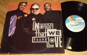 HEAVY D & THE BOYZ *OZ Press 12" MAXI SINGLE ' NOW THAT WE FOUND LOVE ' 1991 VG+ - Picture 1 of 2