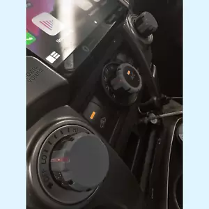 Climate Control Knob Accents for the 5th Gen Toyota 4Runner - Black - Picture 1 of 10