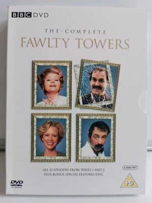 Fawlty Towers DVD Box Set TV Series Season 1 + 2 Classic BBC British Comedy - Image 1 of 4