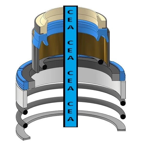 88988490 Kit de sello de cilindro inclinable de cubo cargador se adapta a estuche 60XT Foto 1 de 1
