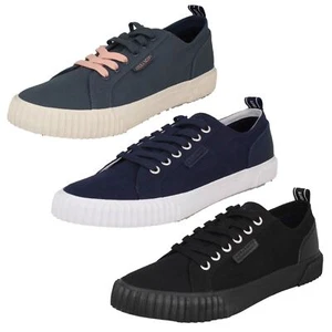 Mens Lyle & Scott 'Mitchell FW1008' Casual Canvas Lace Up Trainers - Picture 1 of 31