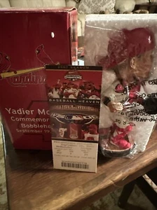St. Louis Cardinals Yadier Molina Bobblehead 9/19/2007 New- Also Game Ticket! - Picture 1 of 9