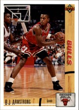 1991-92 Upper Deck Chicago Bulls Basketball Card #184 B.J.Armstrong