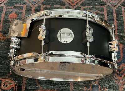Tambor PDP Concept Maple - 5,5" x 14" - negro satinado Foto 1 de 4