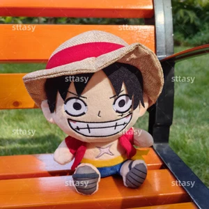 One Piece Luffy Plush Toy Monkey D Luffy Soft Stuffed Doll Plushie Birthday Gift - Picture 1 of 11