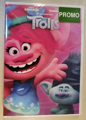 New DREAMWORKS -Trolls-  Promo Film Movie DVD Motion Picture Justin Timberlake - Image 1 of 2
