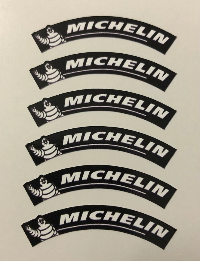 Reifenbeschriftung Markieren MICHELIN II Aufkleber Harm Carson TRAXXAS Decal 1:5 - Bild 1 von 1
