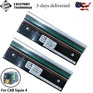 ✅Cabezal de impresión de 305 ppp de 2 piezas para impresora térmica de etiquetas CAB Squix 4 5977444 Stock en EE. UU.✅ - Imagen 1 de 3