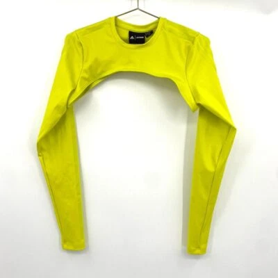 Adidas x Ivy Park Peloton Shock Slime Shrug Tank Crop Top Women's 1X Long Sleeve - Image 1 of 4