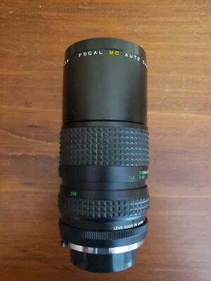 Focal MC Auto Zoom 1:4.5 80-200mm for Minolta Clean Exc Condition - Image 1 of 3