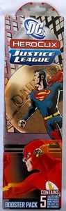 DC HEROCLIX JUSTICE LEAGUE BOOSTER PACK (WizKids, 2007) Superman/Flash Paket - Bild 1 von 6