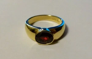 Ring Leonore, 585 Gold, 5,4 g, Granat, Gr. 18 - Bild 1 von 8