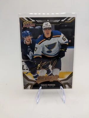 David Perron 2022-23 Upper Deck MVP Gold Script #73 - Image 1 of 2