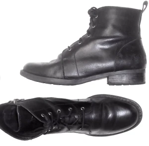 BORN Troye Classic wm's 12 Black Leather Lace Up & ZIP Chukka Hiking Ankle Boot - Picture 1 of 3