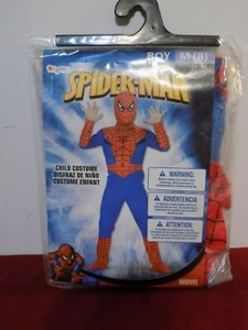 Boy's Marvel Spider-Man Outfit Spiderman Halloween Costume Size Medium (8) - Picture 1 of 2
