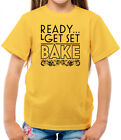 Ready Get Set Bake - Kids T-Shirt - Baking Cake Cakes Baker GBBO Love