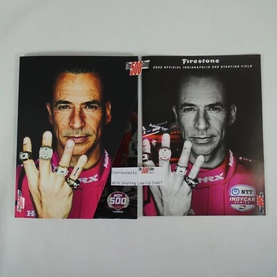 2022 Indianapolis 500 / GMR Grand Prix Program With Starting Line-Up Insert  - Image 1 of 4