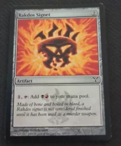 MTG Magic the Gathering Rakdos Signet (114/151) Dissension LP - Picture 1 of 1