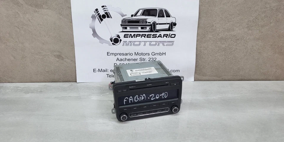 Skoda Fabia 5J Radio CD MP3 Swing Delphi 5J0035161 D  5J0035161 C Original. - Bild 1 von 4