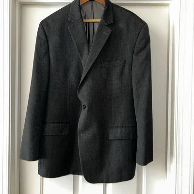 Michael Kors Sport Coat Mens 46 R 100% Wool Charcoal Gray Classic Fit Blazer - Image 1 of 4