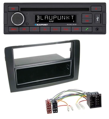 Blaupunkt MP3 USB CD Bluetooth AUX Autoradio für Fiat Idea (350 03-11) schwarz - Bild 1 von 4