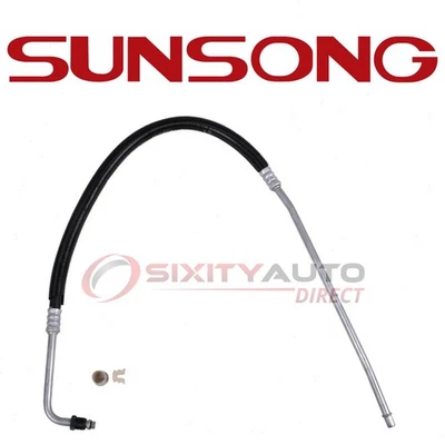 Sunsong Inlet Upper Engine Oil Cooler Hose Assembly for 1994-1995 GMC K3500 xc - Image 1 of 4