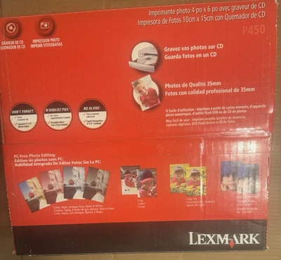 Lexmark Portable Photo Printer P450 - New / Open Box - Image 1 of 4