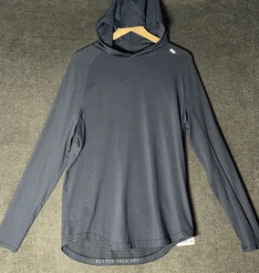 Lululemon Drysense Hoodie Herren Large blau klassische Passform NEU Stretch Laufen Fitnessstudio - Bild 1 von 7