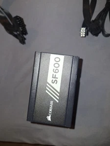Corsair SF600 SFX PSU 600W 80+ Gold Modular Power Supply (Cables missing) - Zdjęcie 1 z 9