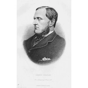 Político británico Henry Chapman - impresión antigua 1896 - Imagen 1 de 1