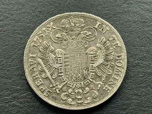 1/2 Taler 1751 Graz Franz Stefan - RDR Silber W/25/1461 - Picture 1 of 2